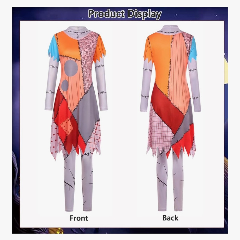 Colorful Patchwork Costume Dress